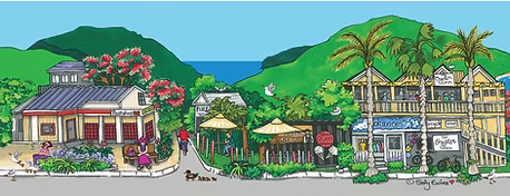 Oneroa Oyster Inn artwork