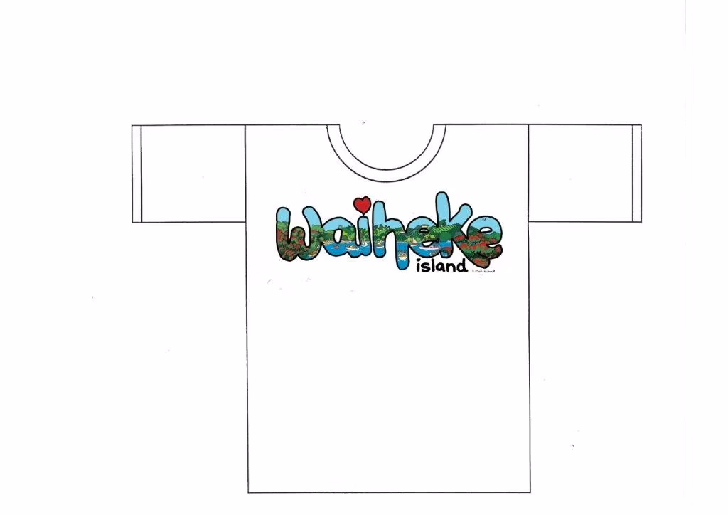 T-Shirt: Waiheke Vineyards