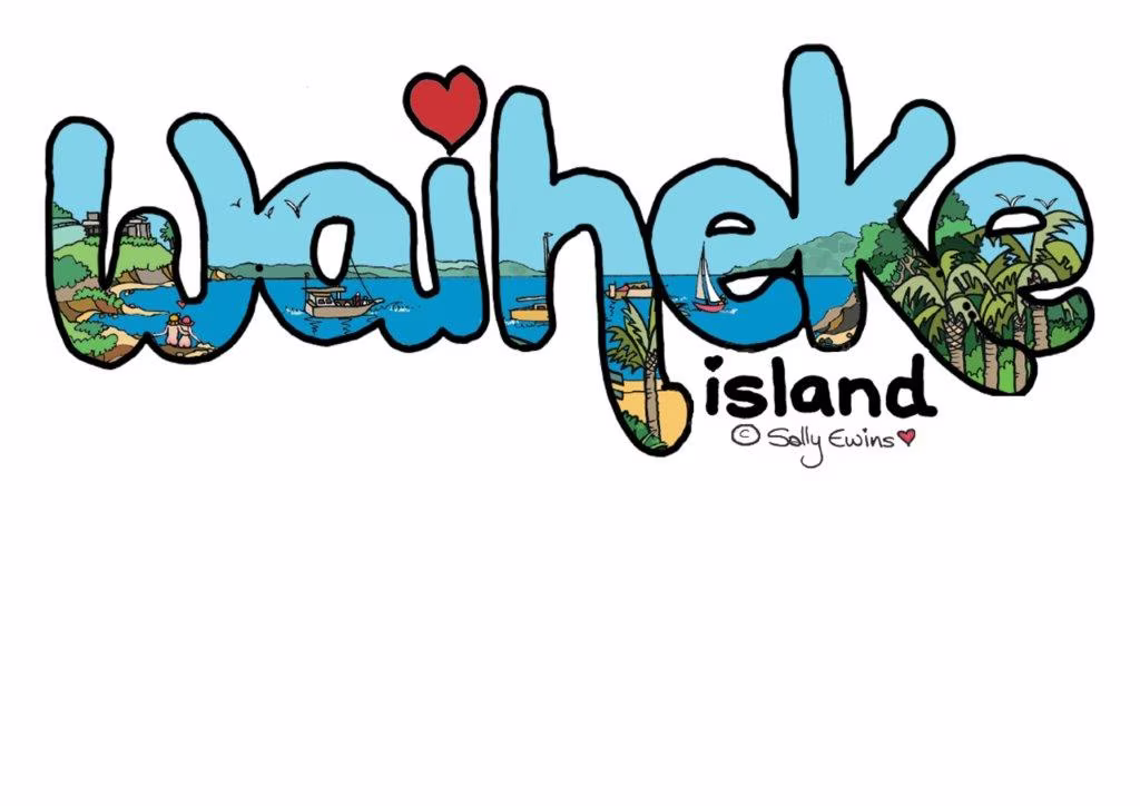 Card: Waiheke with Sea View