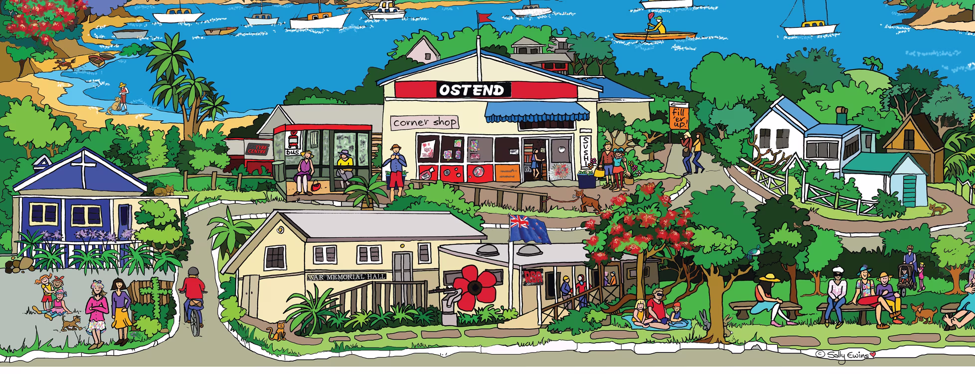 Ostend RSA and Church artwork